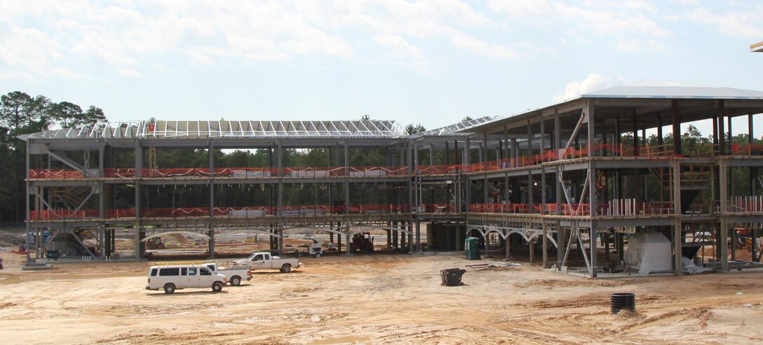 Construction of the Basic Training Complex. 