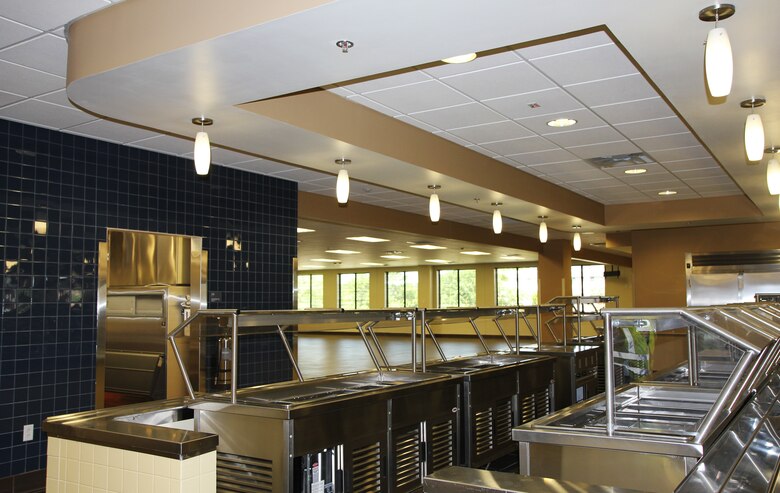 The serving area in the dining area of the BTC 3.