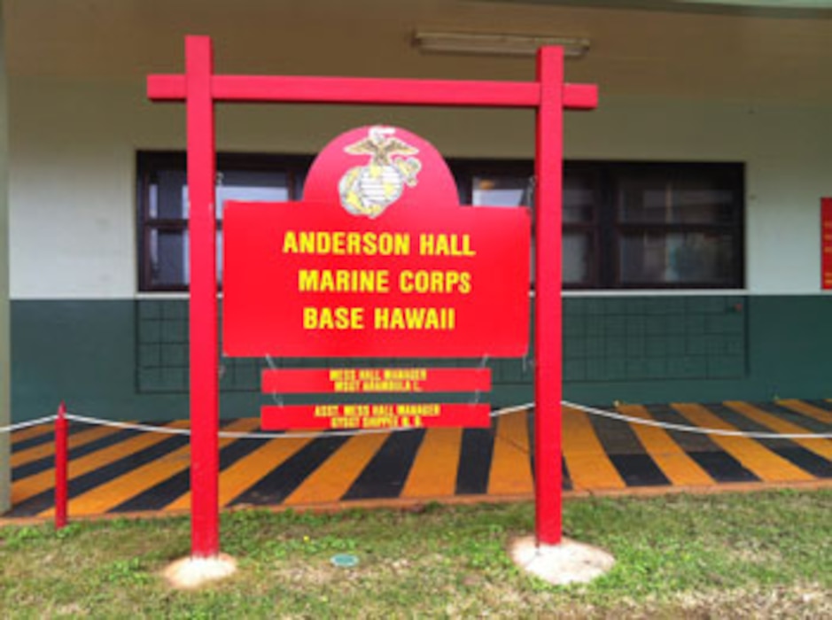 Anderson Hall, Marine Corps Base Hawaii, Kaneohe Bay