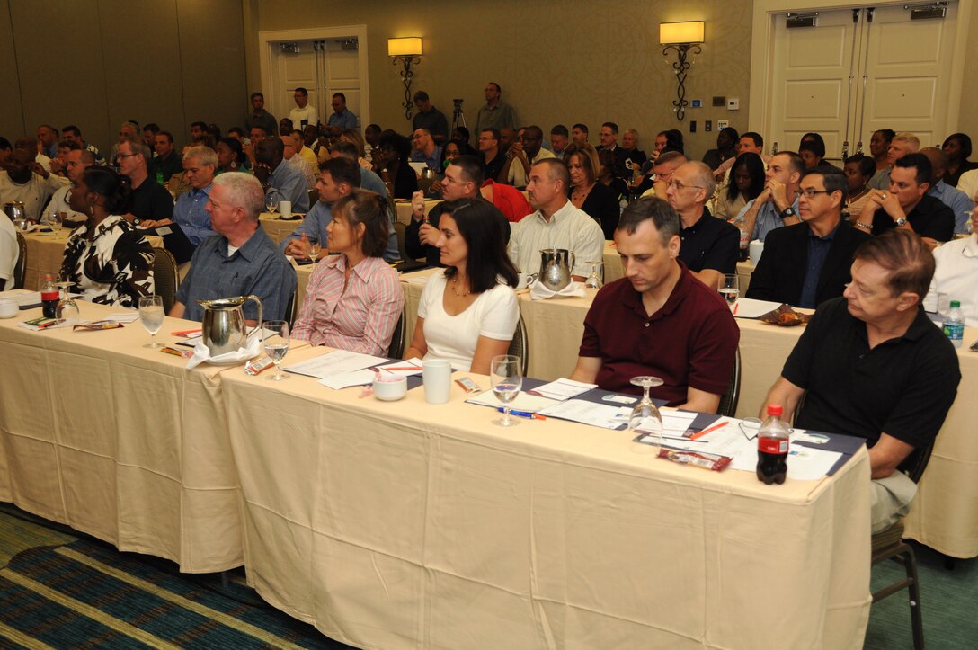 Members from the 315th Airlift Wing at Joint Base Charleston, S.C. attend the senior leadership training conference Aug 26-27 at the Crown Plaza Hotel in North Charleston, S.C.  The conference provided a forum for senior leaders to focus on current U.S. Air Force changes and key issues which directly impact their day-to-day operations. (U.S. Air Force Photo/Staff Sgt. Shane Ellis)