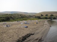 Illia Dunes is closed until further notice due to health and safety concerns caused by visitors's trash. During the past weekend, more than 3,000 visitors descended upon the dunes, a popular recreation site located at Snake River Mile 102 on the south shoreline about three miles downstream of Lower Granite Lock and Dam. As result, enormous amounts of trash were scattered on the beach, broken bottles and beer cans left in the water, refuse strewn about the parking lots and litter discarded along the roadway, creating potential health and safety hazards for future visitors.