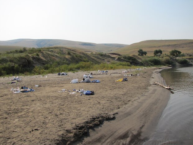 Illia Dunes is closed until further notice due to health and safety concerns caused by visitors's trash. During the past weekend, more than 3,000 visitors descended upon the dunes, a popular recreation site located at Snake River Mile 102 on the south shoreline about three miles downstream of Lower Granite Lock and Dam. As result, enormous amounts of trash were scattered on the beach, broken bottles and beer cans left in the water, refuse strewn about the parking lots and litter discarded along the roadway, creating potential health and safety hazards for future visitors.