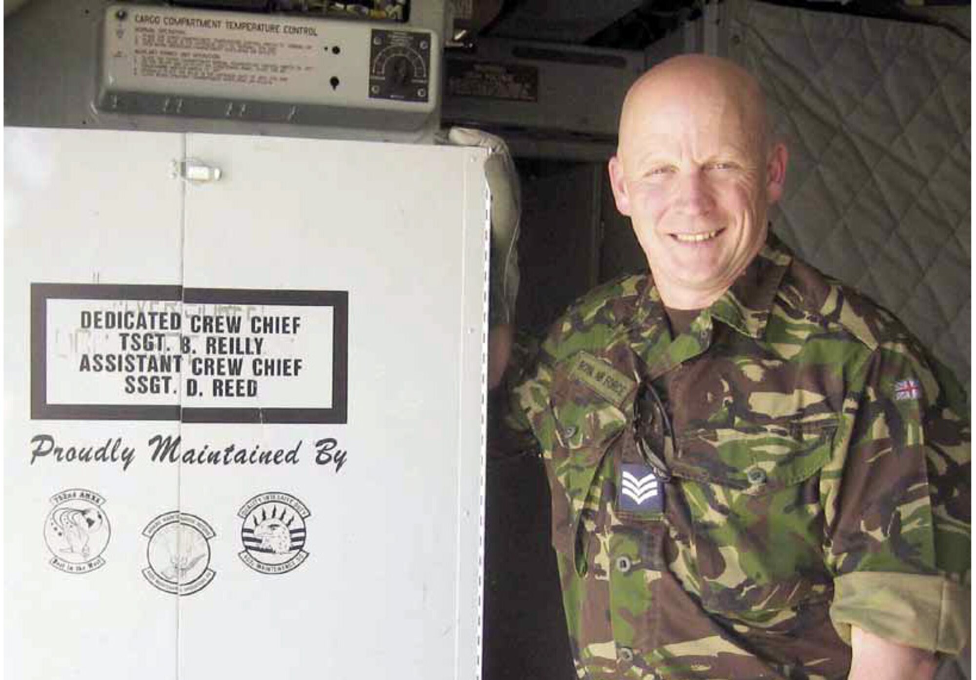 Jon Davies, Royal Air Force Reserves. (U.S. Air Force photo by Chief Master Sgt. Raejean Huch 452 AES)