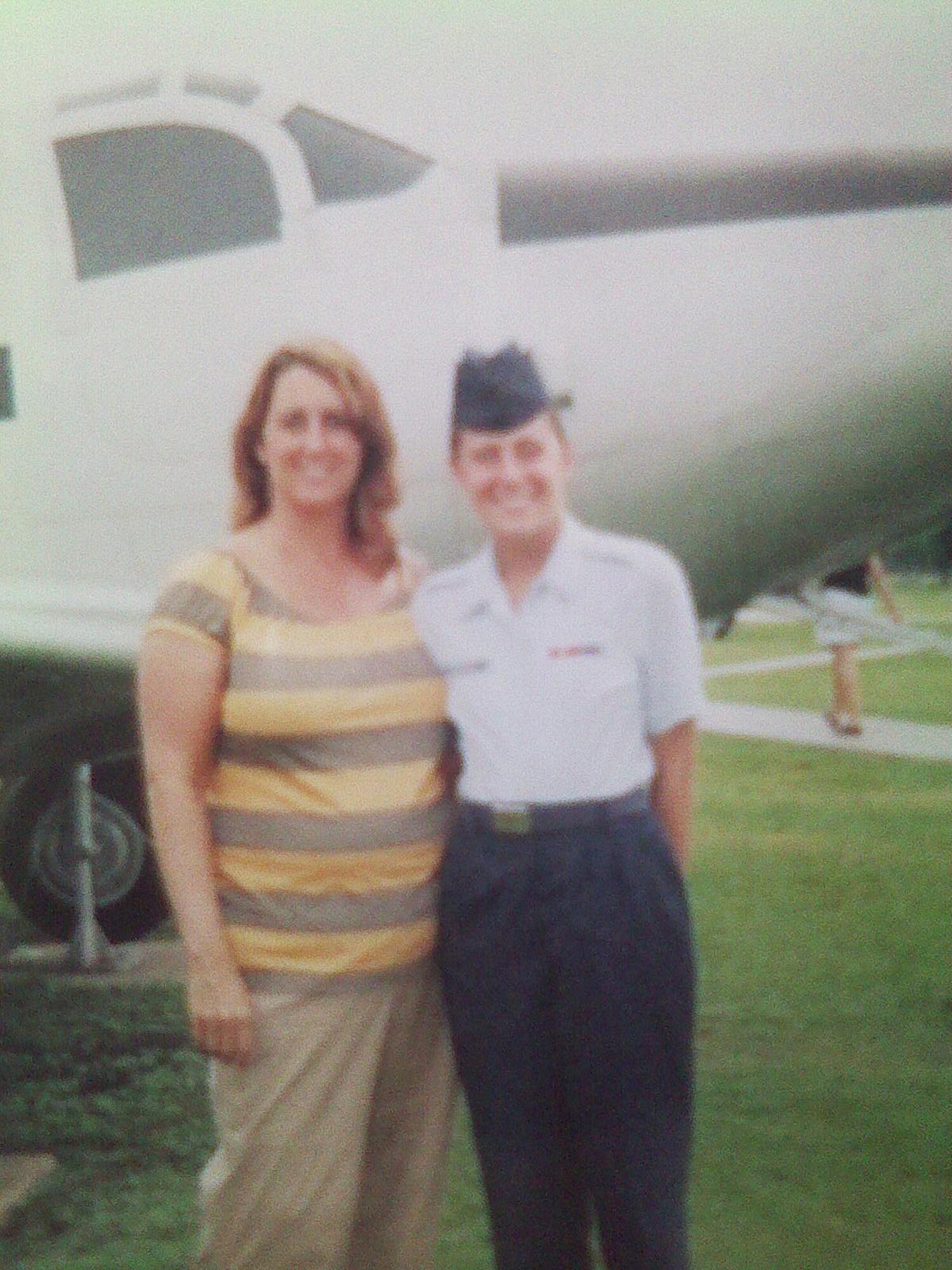 MACDILL AIR FORCE BASE, Fla. -- When Senior Airman Andrea Lucy, right, graduated from basic military training, she had the full support of her mother, Cate Thorp, left.  When Thorp discovered she was battling invasive cancer, the mother and daughter saw it as a challenge.  The same spirit that inspires Lucy to serve as a reservist with the 927th Aerospace Medicine Squadron is used today to care for her mother so they can beat the disease together.  (Official U.S. Air Force Photo/Staff Sgt. Shawn Rhodes)