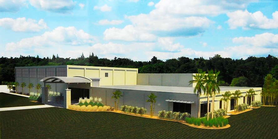 Rendering of Homestead Air Reserve Base's upcoming fitness center, currently under construction.