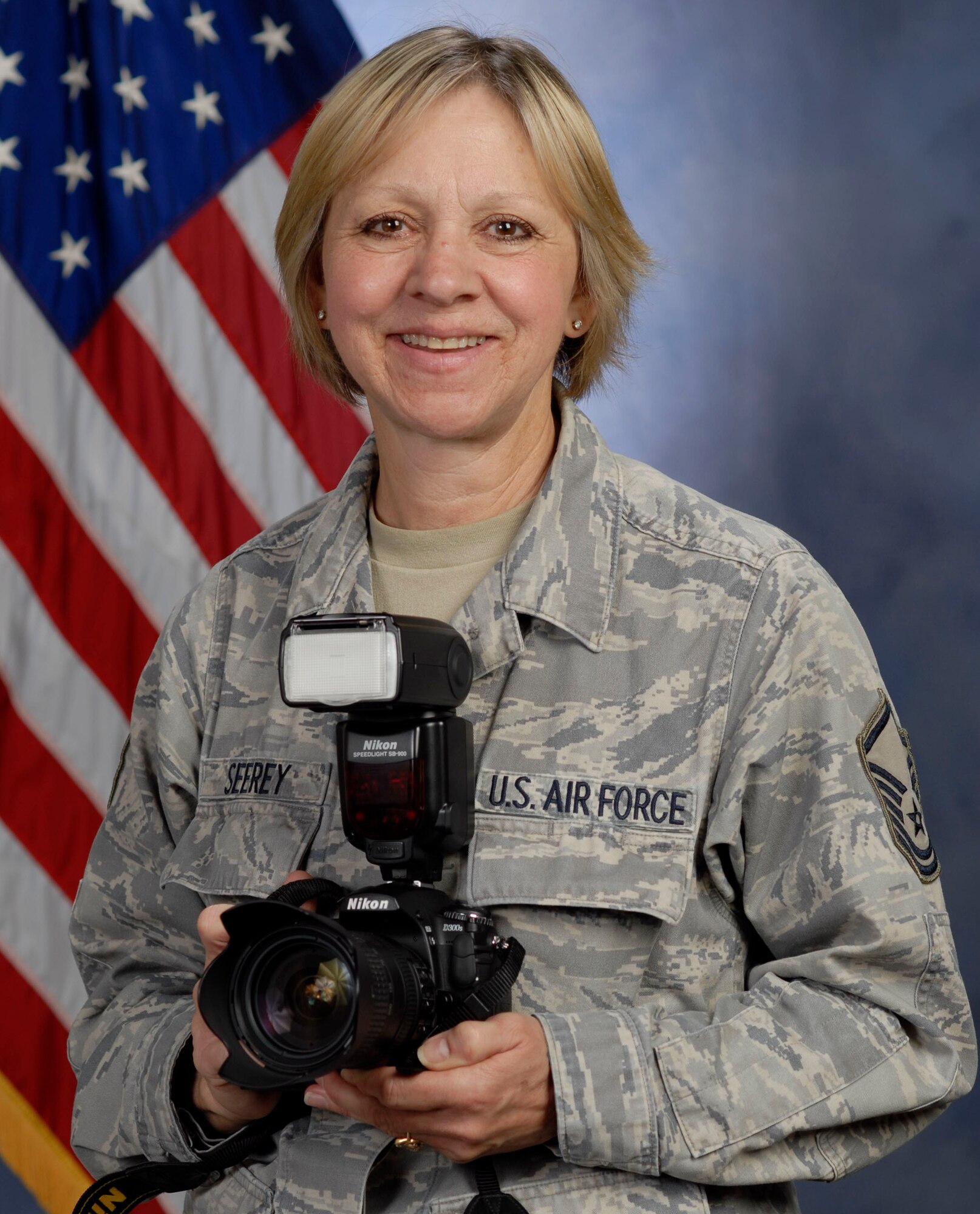 May Warrior of the Month: Master Sgt. Dianna Seerey.