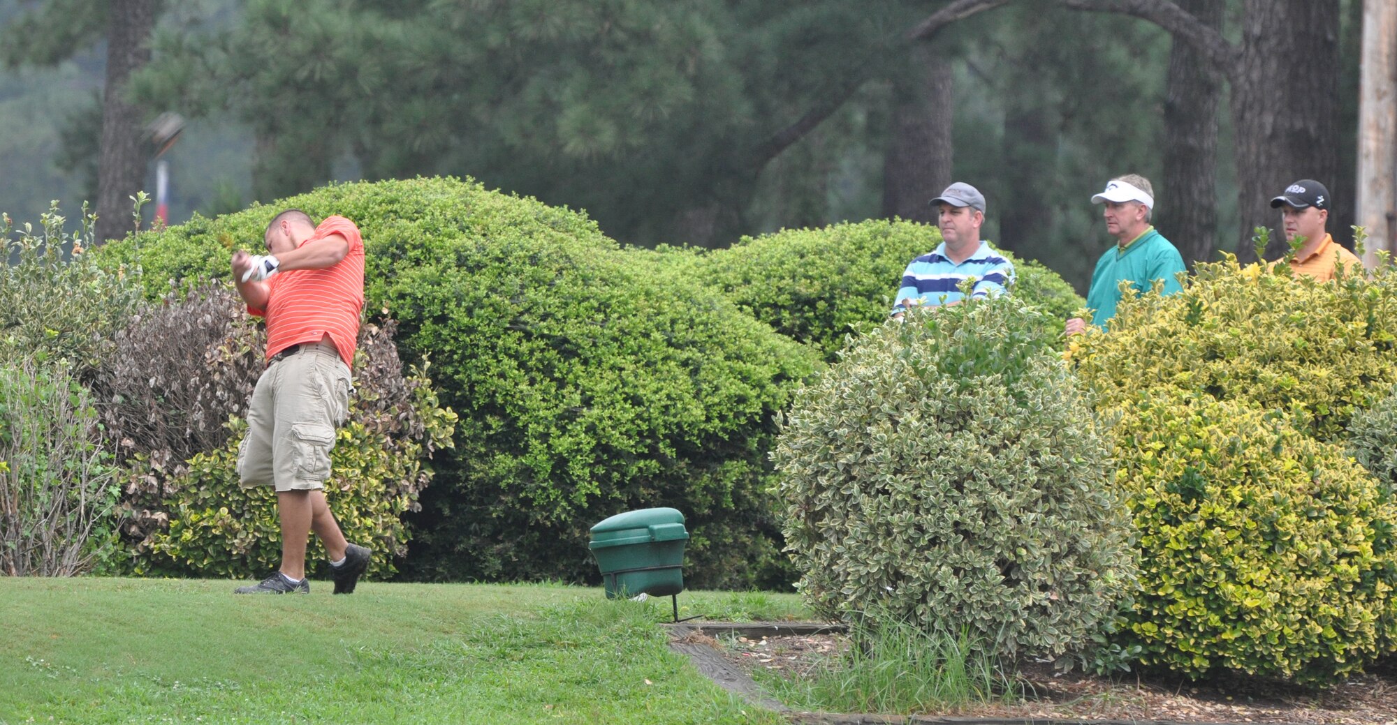 More than two dozen distinguished visitors came to Seymour Johnson AFB for the National Airlift Tanker Association meeting Aug. 23-25. Guests joined local chapter members at a golf tournament to raise money for the Kittyhawk A/TA chapter's scholarship fund. (USAF photo by Ms. Donna Lea, 916ARW/PA)