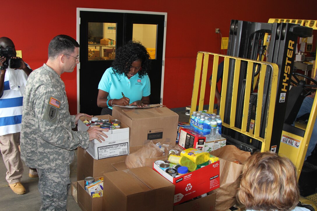 The Charleston District donated 500 lbs of non-perishable food to the Lowcountry Food Bank.