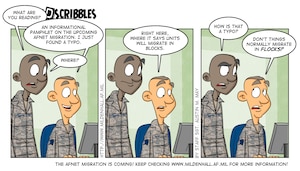U.S. Air Force comic/Staff Sgt. Austin M. May