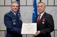 YOKOTA AIR BASE, Japan -- (left to right) U.S. Air Force Lt. Gen. Sam Angelella, U.S. Forces Japan and 5th Air Force commander, presents the Legion of Merit to retired Japan Self Defense Forces Gen. Ryoichi Oriki, former Chief of Staff, Joint Staff, JSDF, at Yokota Air Base, Japan, Nov. 30, 2012. Oriki led more than 100,000 JSDF servicemembers in bilateral disaster relief operations at the aftermath of the Great East Japan Earthquake and tsunami that struck Japan last year. Oriki retired in January 2012. (U.S. Air Force photo by Osakabe Yasuo)
