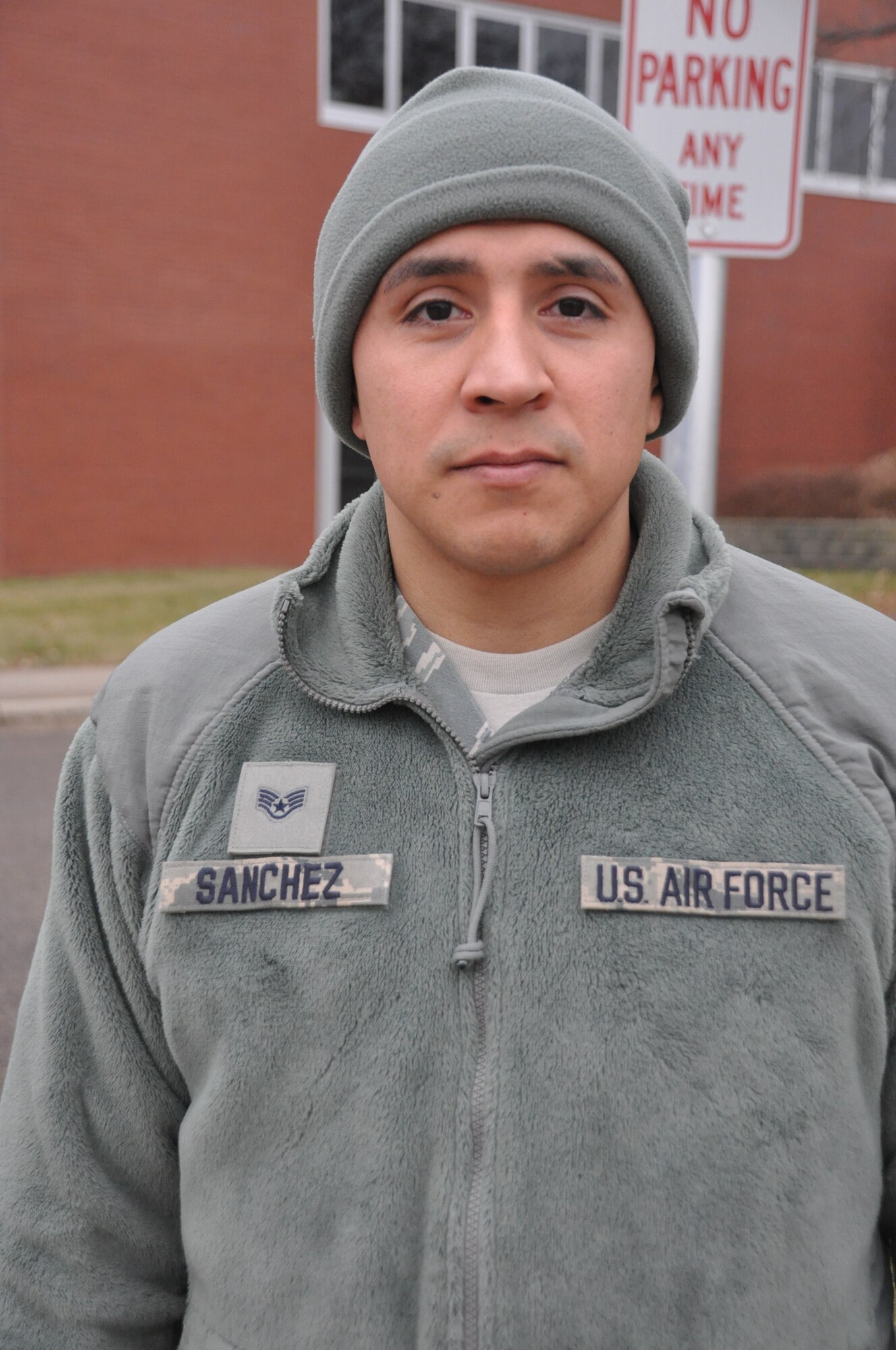 Staff Sgt. Daniel Sanchez, 27 Aerial Port Squadron. "Spend some time with my son Aaron, 6 and my wife Angela." (U.S. Air Force Photo / Staff Sgt. Samantha Wagner)