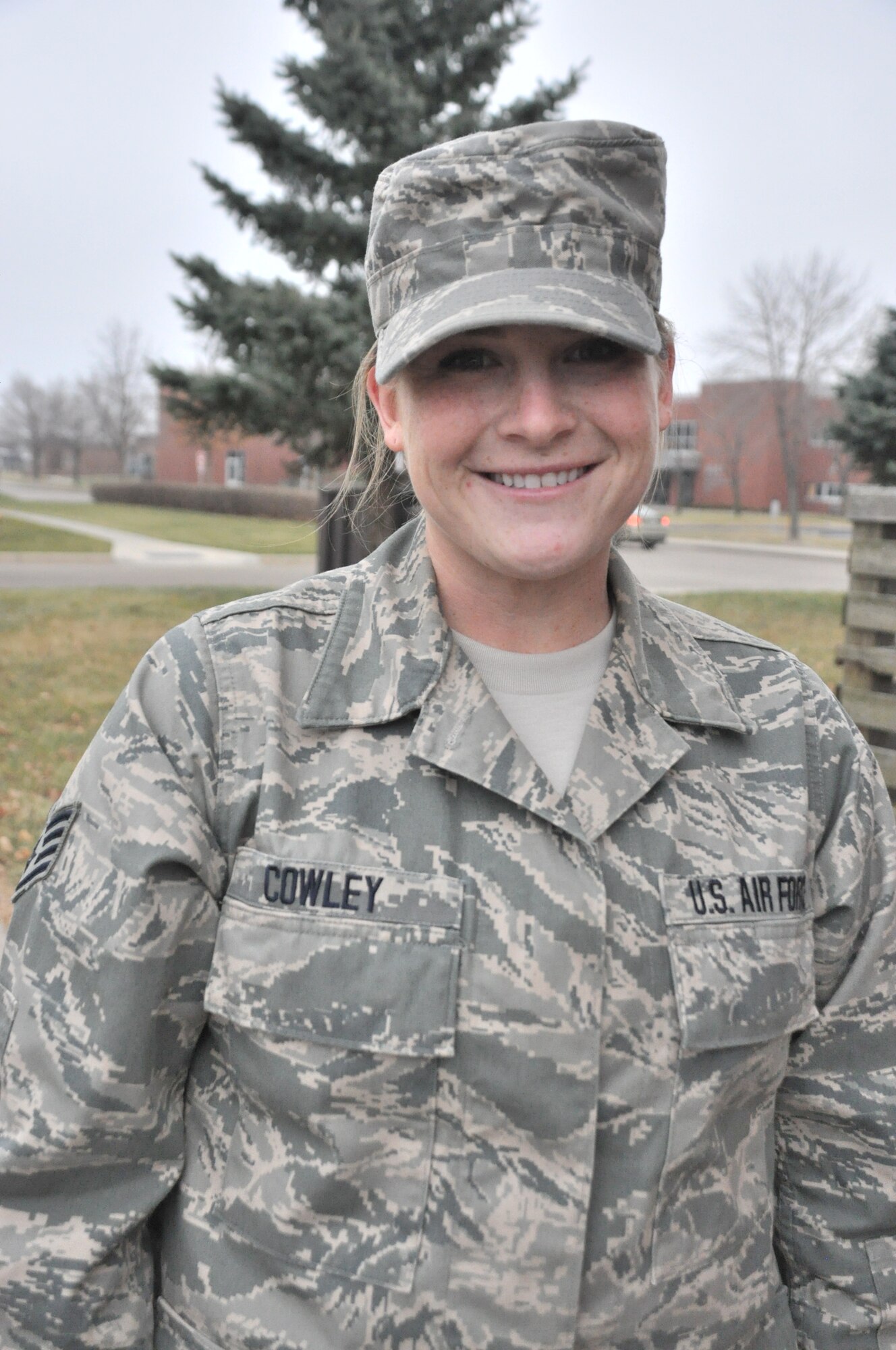 Staff Sgt. Laura Cowley, 934th Logistics Readiness Squadron. 
"I am going to build a giant ski hill on our land and slide down with my boys Clay, 6 and Finn, 4." (U.S. Air Force Photo / Staff Sgt. Samantha Wagner)