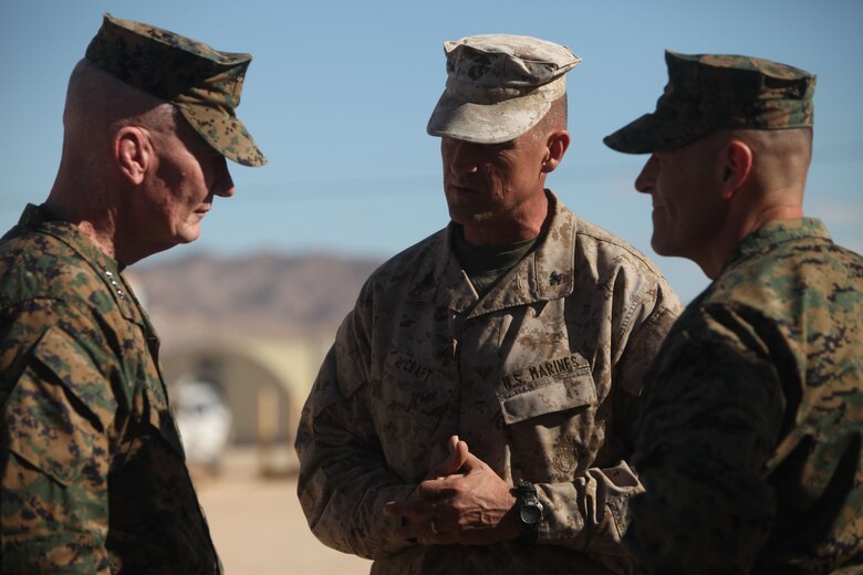 I MEF Commanding General tours Combat Center ATG