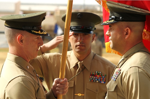 3rd CEB Welcomes New Leader Marine Corps Air Ground Combat Center 