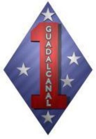 Logo of the 1st Marine Division, headquartered in Camp Pendleton, Calif.
