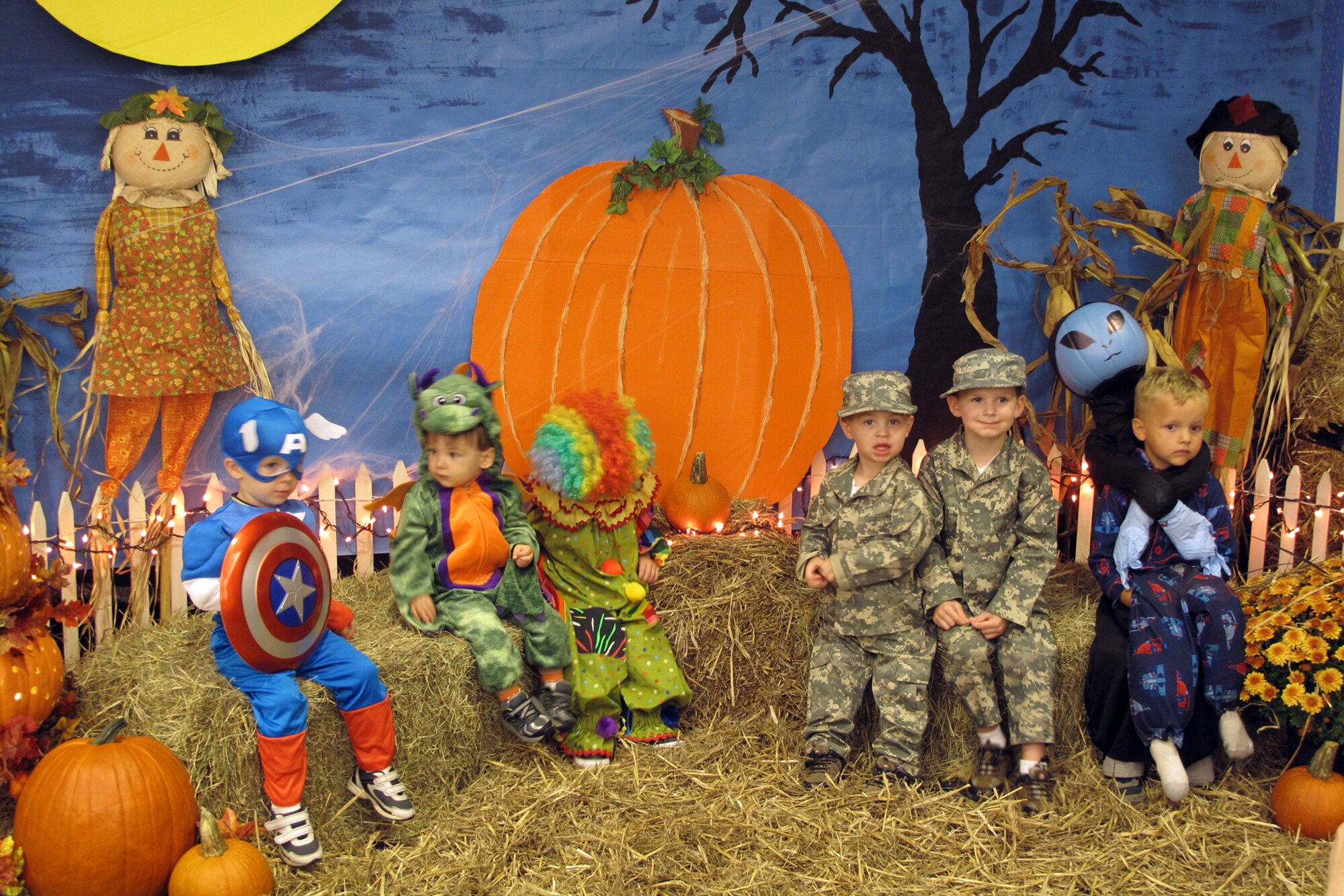 More than 300 people attended the fall festival held by the McEntire Family Readiness group, Oct. 27. Swamp Fox members and their families showed up in costume and enjoyed several activities including a hayride, costume contest, face painting and other fun activities. Several squadrons decorated their building for the hayride and from those, the kids voted the Fire Department as their favorite stop. Family Readiness would like to thank everyone that volunteered and came out to support this year’s festival, making it a huge success.
