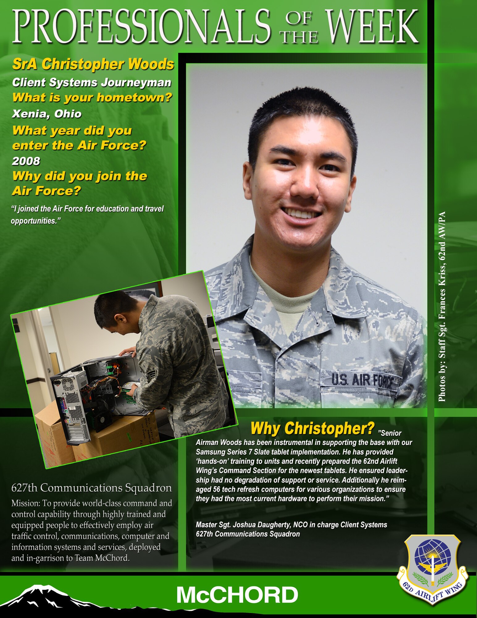 Senior Airman Christopher Woods (U.S. Air Force graphic/Staff Sgt. Frances Kriss)