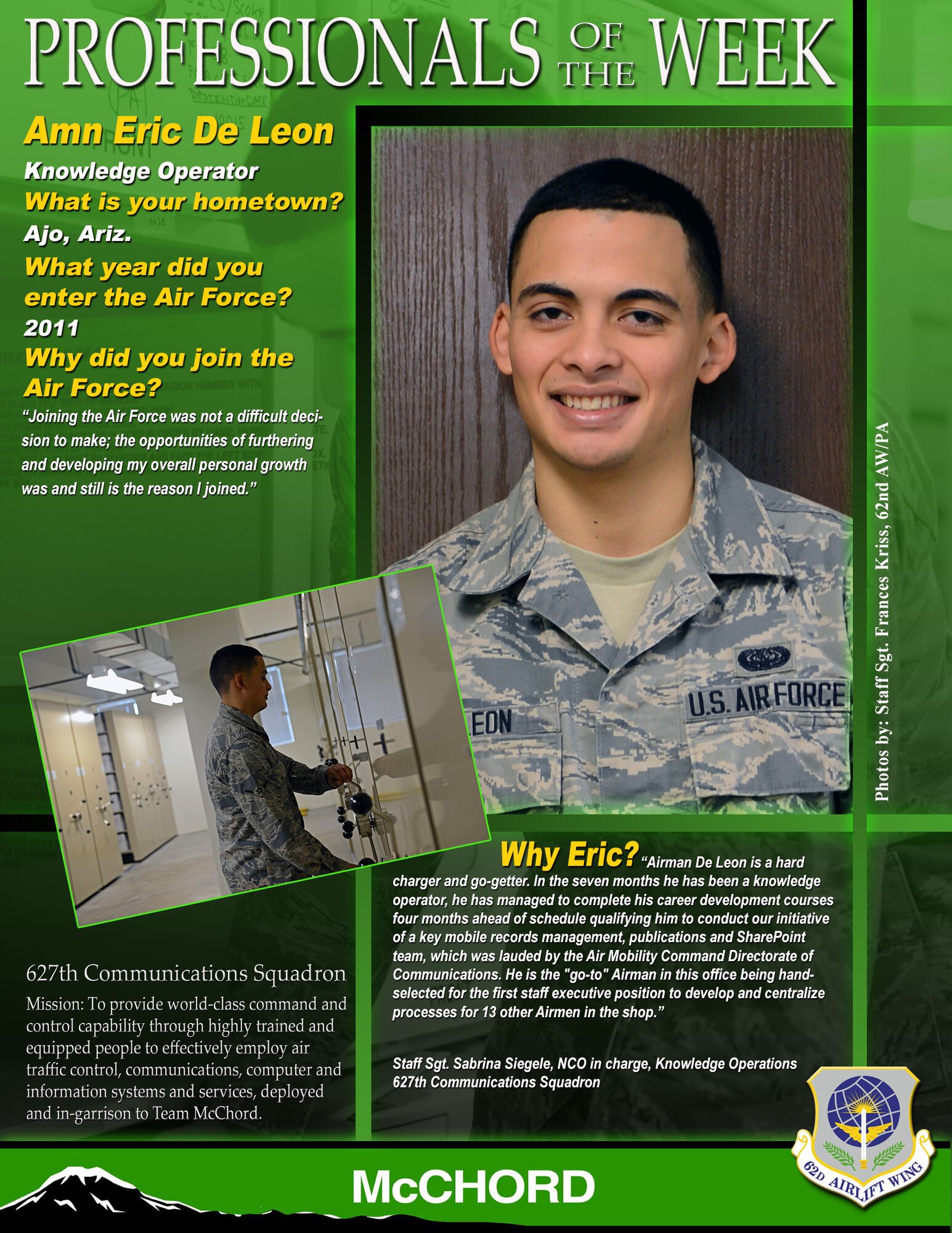 Airman Eric De Leon (U.S. Air Force graphic/Staff Sgt. Frances Kriss)