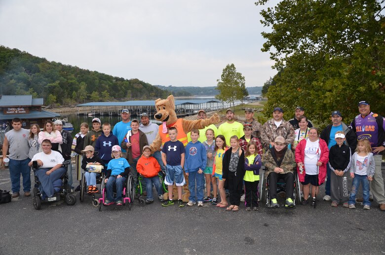 Bobber the Water Safety Dog showed up at Table Rock Lake on Sept. 30 to wish everyone luck during the Catch a Special Thrill Event for disabled children who don’t normally have the opportunity or ability to go fishing. C.A.S.T. events are designed to create an adaptive environment where children can experience a fun day on the water.