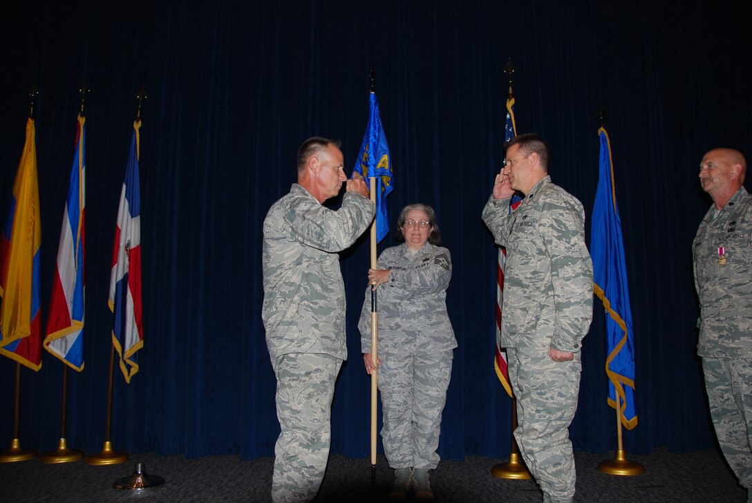 The 433rd Aircraft Maintenance Squadron welcomed new commander, Lt. Col. Michael Webb during a change of command ceremony, Nov. 3 at the Inter-American Forces Academy auditorium on Joint Base San Antonio-Lackland. Col. Charles Combs, 433rd Maintenance Group Commander, was the host of the ceremony.   