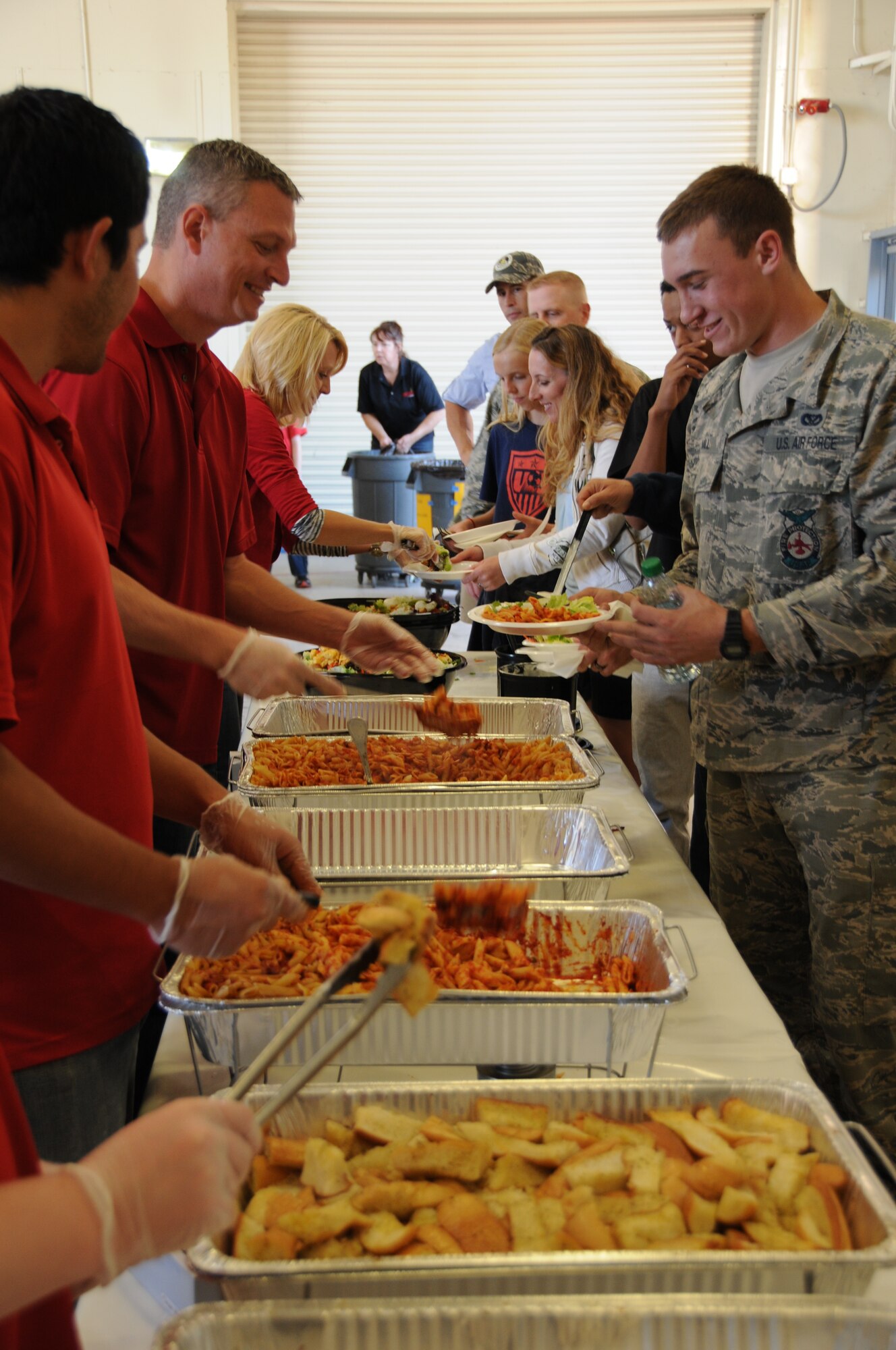 Over 700 Reservists and their families took advantage of the beautiful weather on Sunday to come out to the 944th Fighter Wing's annual Family Day.This year the three local bands donated their time to entertain the crowds during a catered lunch.  (U.S. Air Force photo/Tech Sgt. Louis Vega Jr.)
