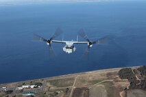 Marines from Marine Medium Tiltrotor Squadron 263 flew an MV-22B Osprey from Marine Corps Air Station New River to the Annapolis Naval Academy, Nov. 29. The Marines then put on an air show and static display for the Naval Academy graduating class to display the Osprey and its cababilities. 
