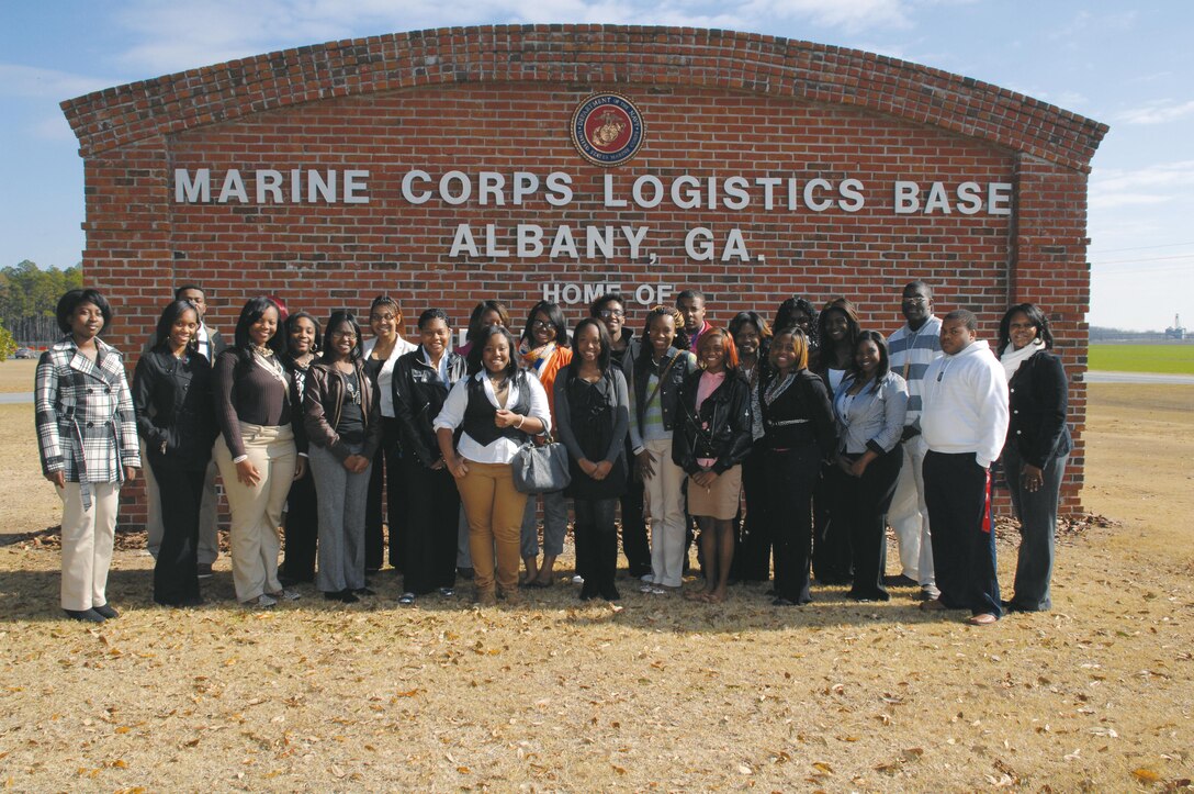 Twenty-four students from Monroe Comprehensive High School, Albany, Ga., were given the opportunity to shadow various occupations at Marine Corps Logistics Base Albany, Nov. 29.