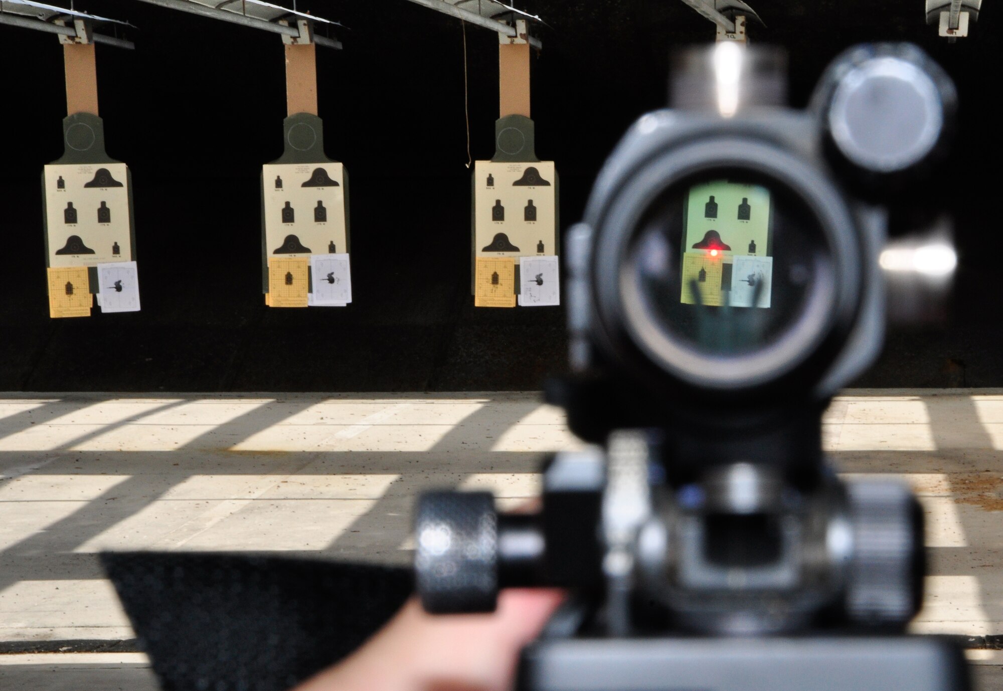 Homestead Air Reserve Base’s Combat Arms Training and Maintenance range. (U.S. Air Force photo/Tech. Sgt. Robert Gibson)