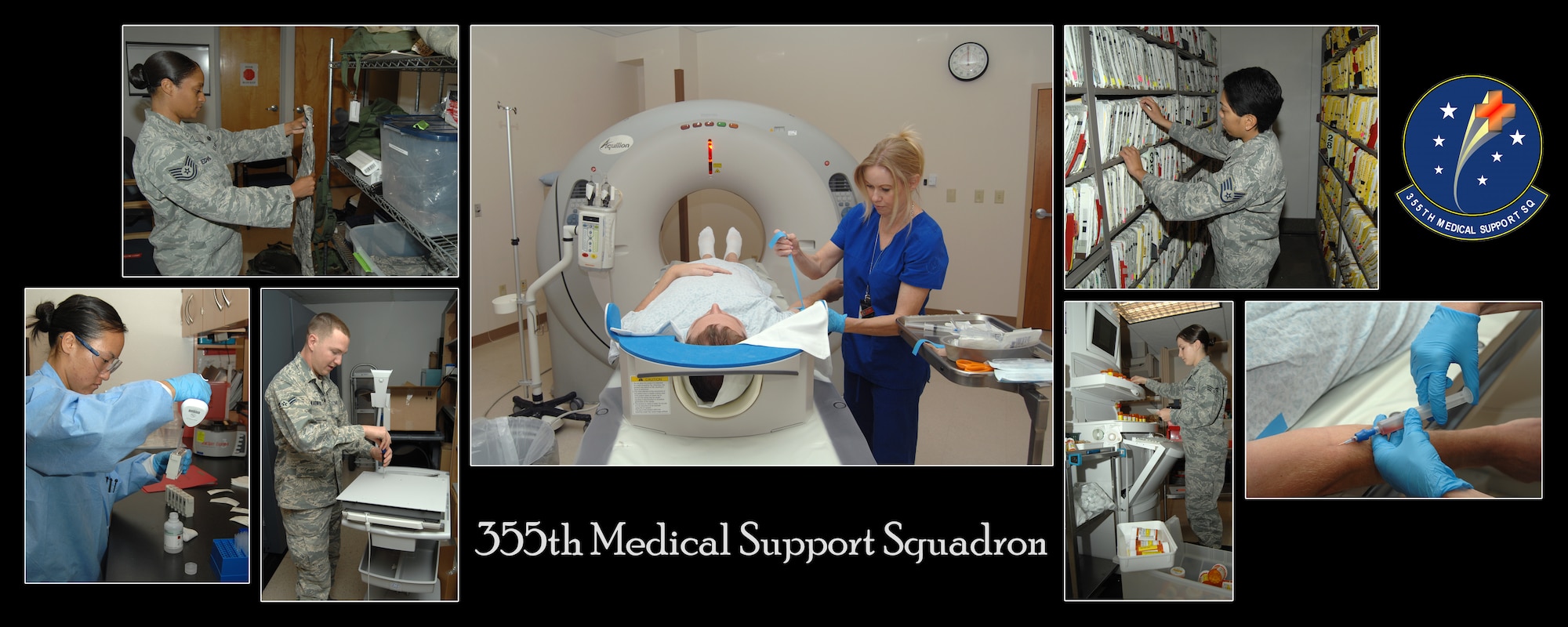Take a look at the 355th Medical Support Squadron at work.