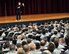 Comedian Bernie McGrenahan entertains and educates Airmen on December 7.  McGrenahan used comedy to educate people on the dangers of 