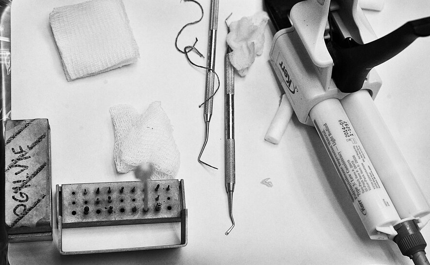 MINOT AIR FORCE BASE, N.D. -- The 5th Medical Operation Squadron dental flight supports the readiness of the 5th Bomb Wing and 91st Missile Wing by ensuring the health of its Airmen and families by providing optimal patient-focused dental care. The flight utilizes all dental resources to enable peak mission readiness and sustained performance in support of the mission. (U.S. Air Force photo/Senior Airman Brittany Y. Auld)