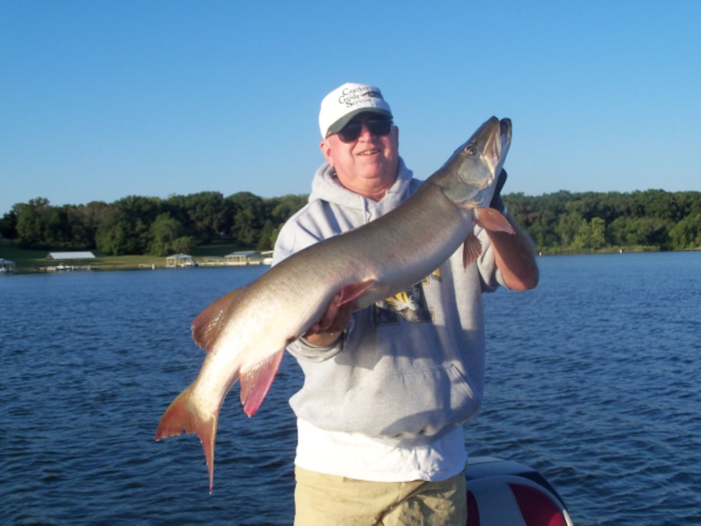 This muskie was caught by Jim Wilson.