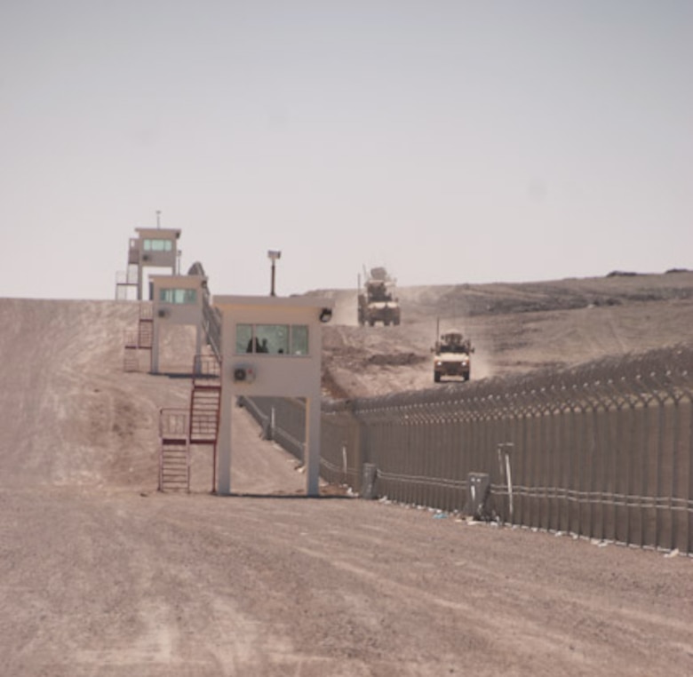 Construction of a perimeter fence at Shindand Air Base tripled the size of the base and included 52 guard towers. Force protection was a major component of the U.S. Army Corps of Engineers Military Construction program in Afghanistan. 