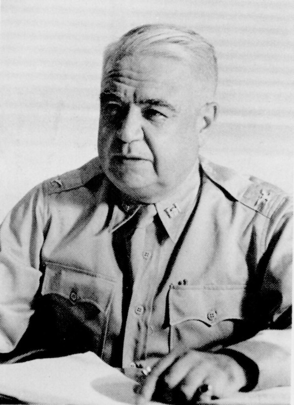 Col. Albert K.B. Lyman, a native Hawaiian who was later the first ethnic Hawaiian to attain the rank of general or admiral in the U.S. Armed Forces, was the Army’s Hawaiian Department Engineer during the attack on Pearl Harbor. He commanded the 34th Engineer Combat Regiment, the 804th Engineer Aviation Battalion, plus the 3rd Engineer Combat Battalion of the 25th Infantry Division; and worked on building anti-aircraft gun sites and bomb-proofing bunkers and coastal fortifications.