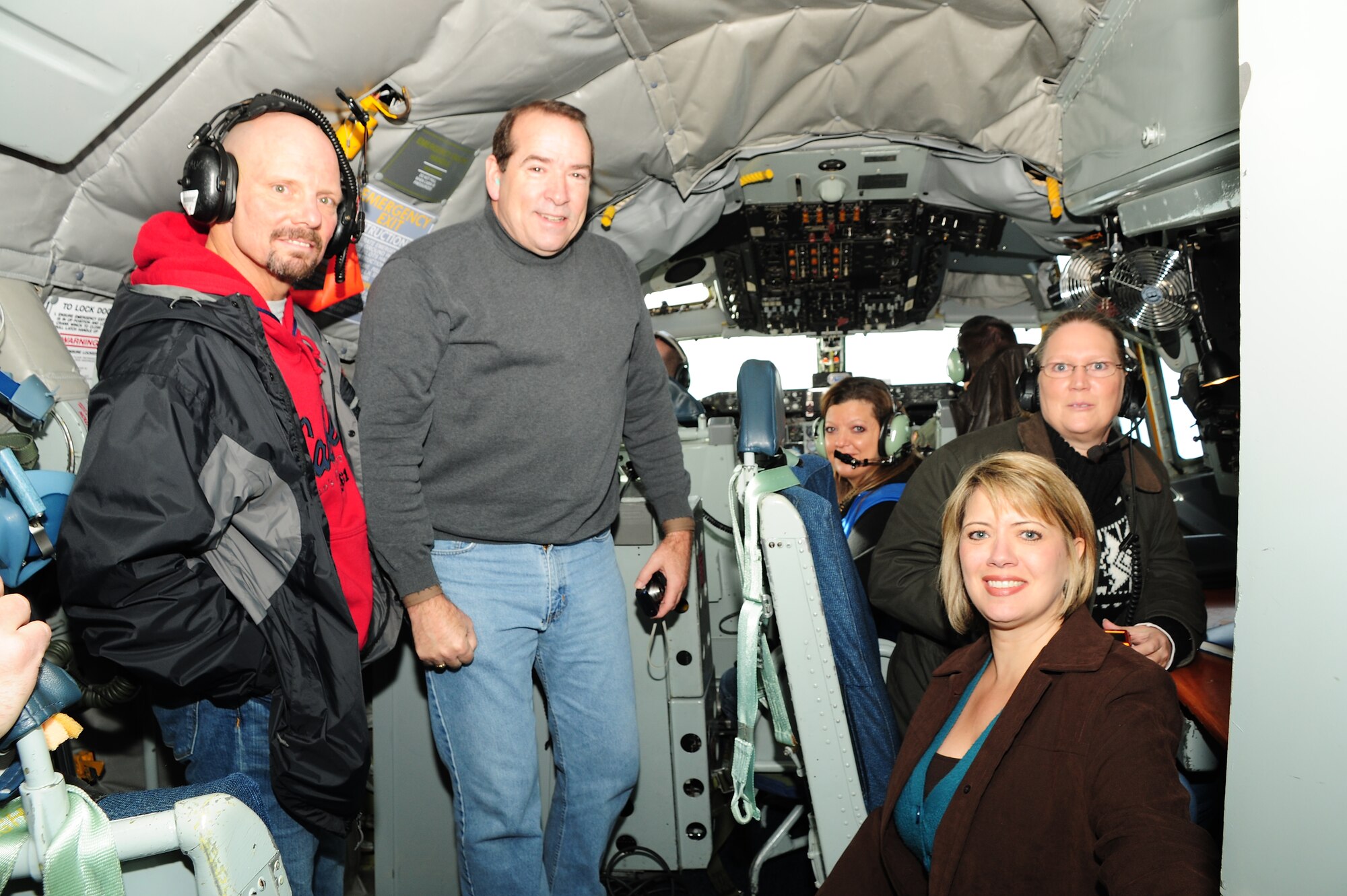 JOINT BASE ANDREWS, Md. -- Civilian bosses of 459th Air Refueling Wing Reserve Airmen were recognized for their support during an Employer Appreciation Day here, Dec. 8, 2012. Part of the day included an orientation flight aboard a KC-135 Stratotanker, which provided a glimpse into missions carried out by the Citizen Airmen assigned here. (U.S. Air Force photo/Senior Airman Amber Russell)