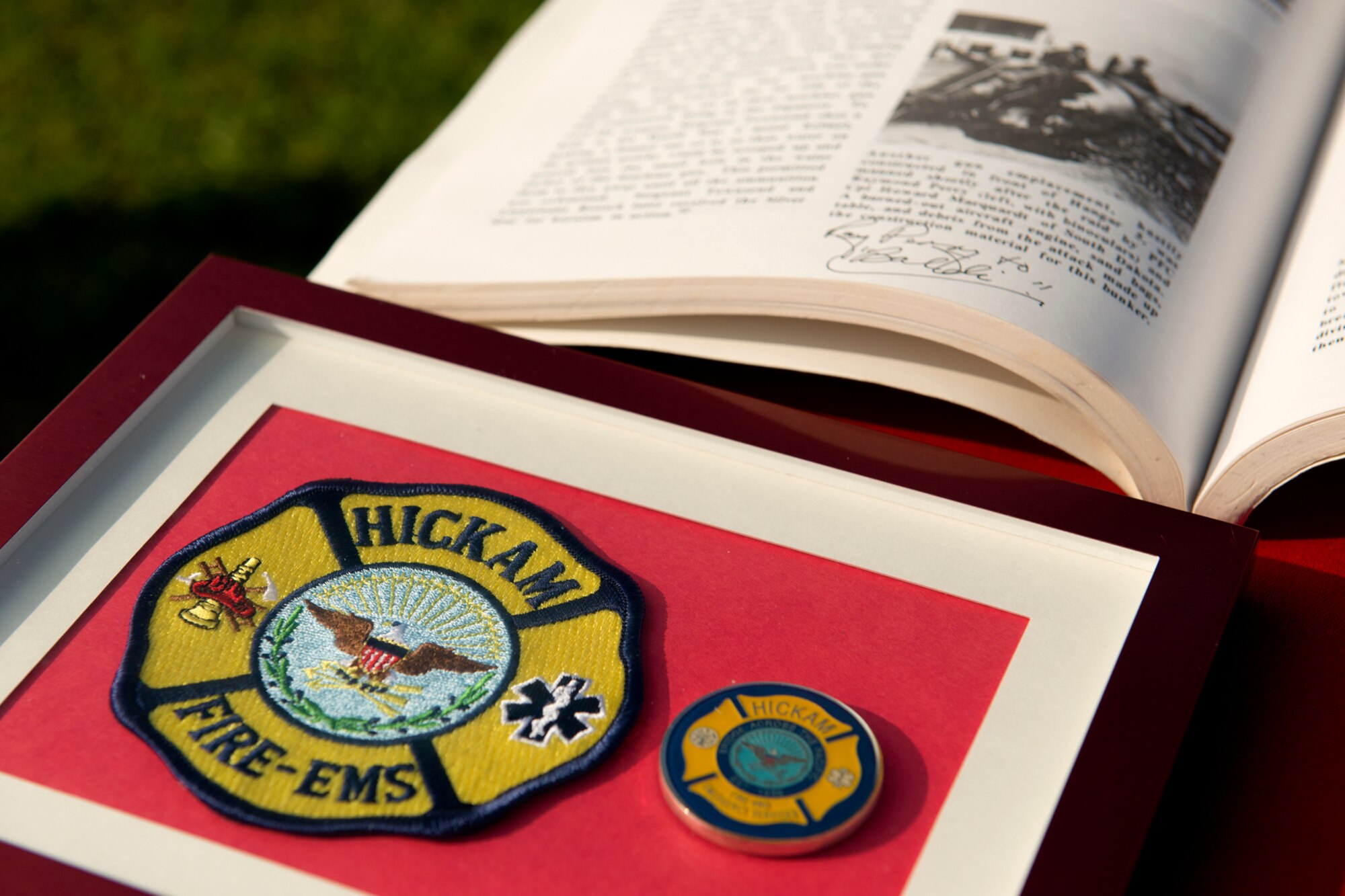 During his more than 20-year civil service career, Senior Master Sgt. (Ret.) Raymond Perry, worked with the Hickam fire department as a fire safety inspector. Perry was the first Hickam Field survivor from the Dec. 7, 1941, attacks on military installations on Oahu, to have his ashes spread on Hickam on Dec. 7, 2012. During his Air Force career, he was a founding member of the pararescue career field. (U.S. Air Force photo/Staff Sgt. Mike Meares)