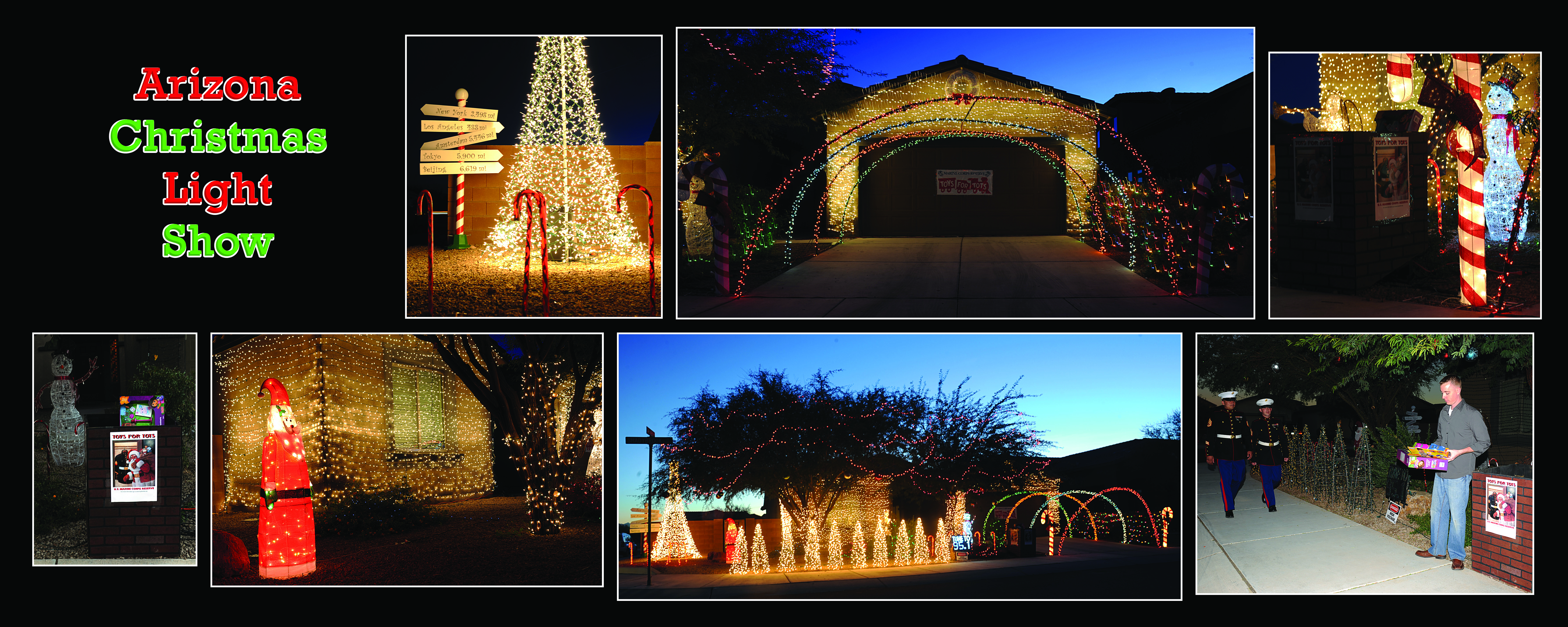 Photos: Arizona Christmas Light Show &gt; Davis-Monthan Air Force Base