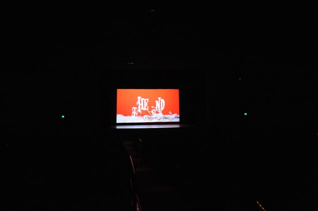 The 3-D version of Hotel Transylvania plays at the Little Hall Theater on Sunday. Patrons were able to watch on the new digitized system.  