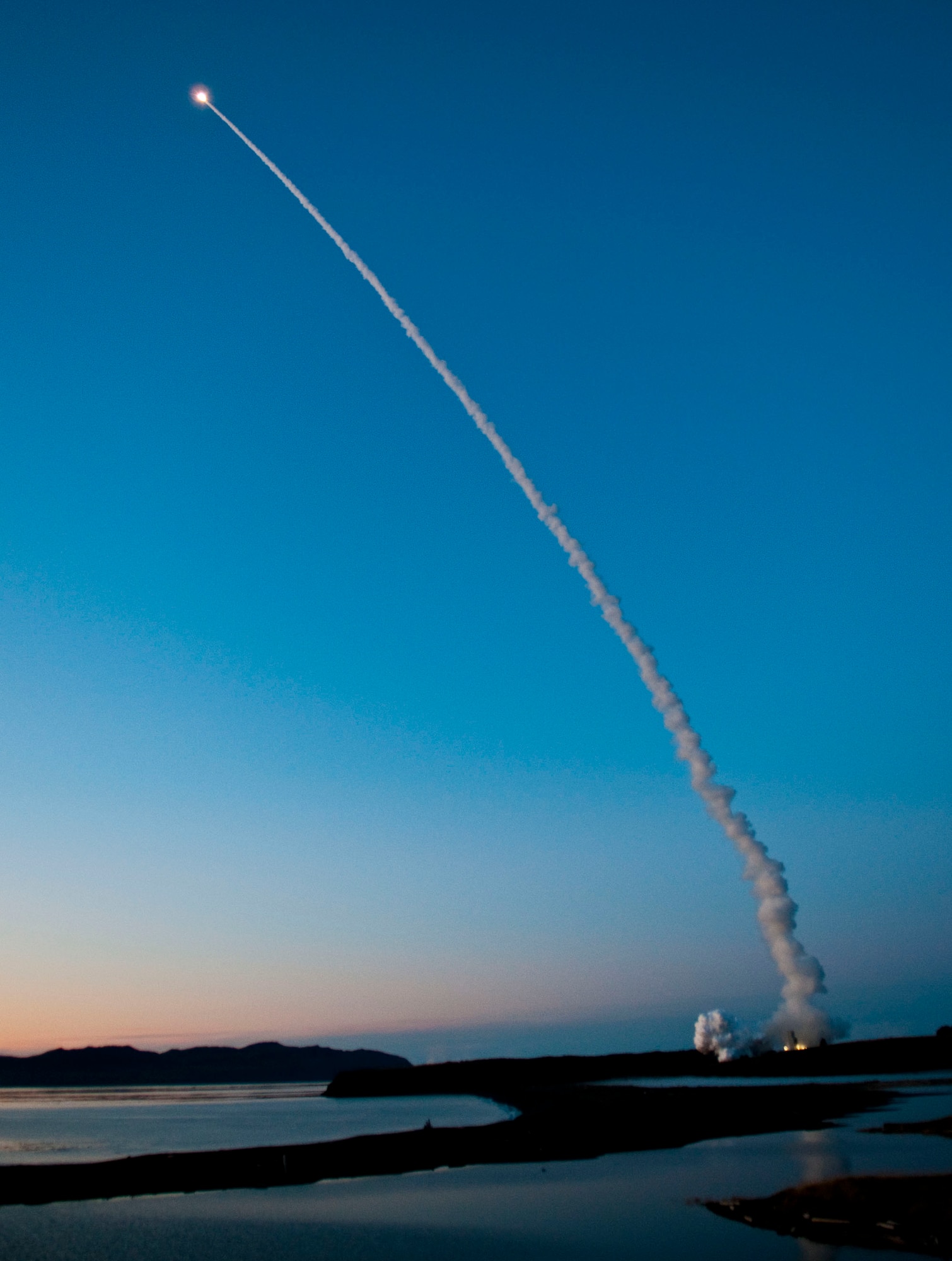 The Rocket Systems Launch Program provided the rocket, which shot the Tactical Satellite-4 into orbit the Kodiak Launch Complex, Kodiak, Alaska, Sept. 27, 2011. (Courtesy photo)