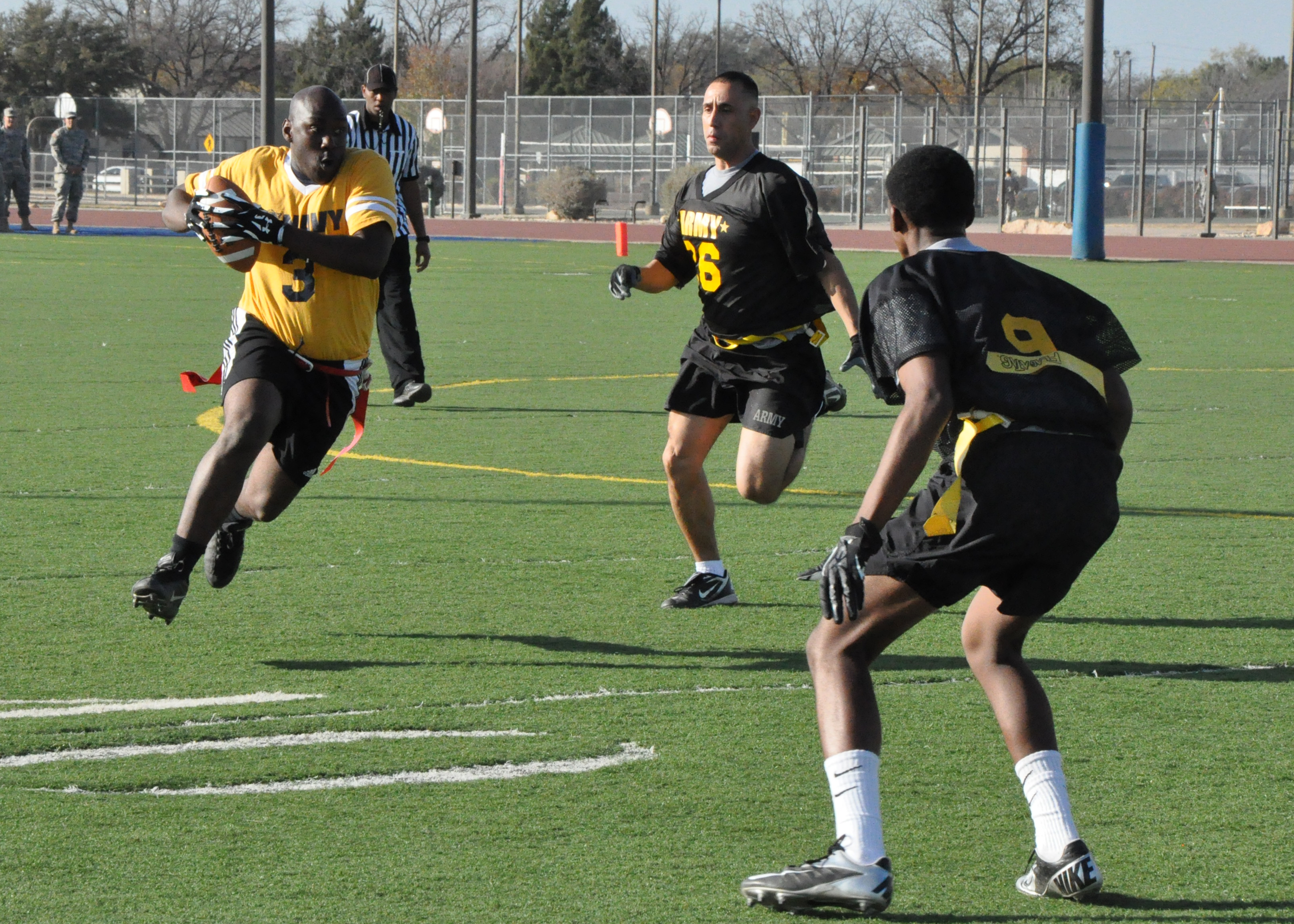 Army Vs Navy Flag Football Game