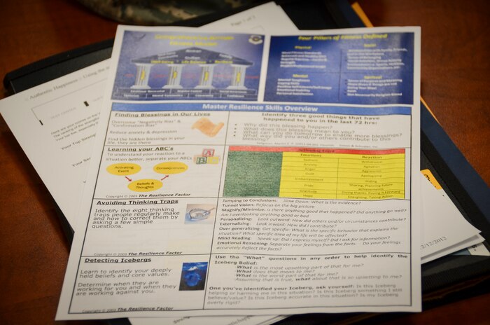 Air Mobility Command’s Resilience Strategy 2012 states AMC’s vision is to have a command of fit, resilient Airmen, families, civilians, and the Total Force coping effectively in a community that thrives in the face of challenges and bounces back from adversity. (U.S. Air Force photo by Staff Sgt. Anthony Hyatt)