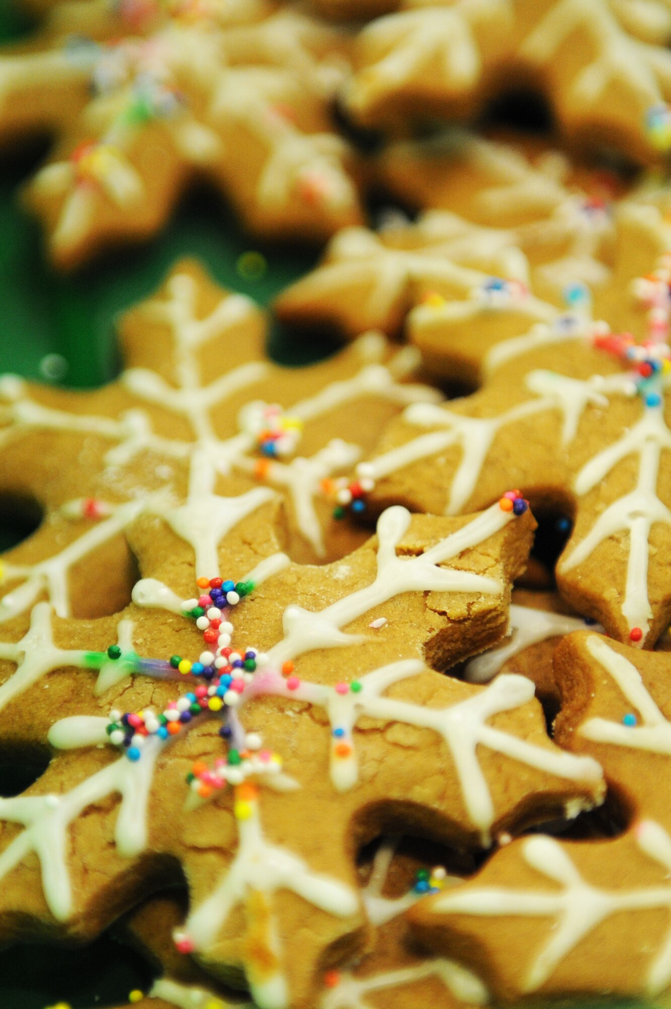 Each year, volunteers ask the Misawa community to bake sweets for distribution to single and unaccompanied service members on the base. This year, Misawa Air Base’s annual Cookie Caper pulled in 31,800 cookies, which would be delivered to the service members by their first sergeants. (U.S. Air Force photo by Airman 1st Class Kia Atkins)