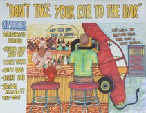 The 437th Aircraft Maintenance Squadron held an art contest at Joint Base Charleston - Air Base and the winner was Senior Airman Joshua Douglass, 437th AMXS maintainer. The contest focused on the slogan "Don't take your car to the bar." (U.S. Air Force photo/Airman 1st Class Ashlee Galloway)