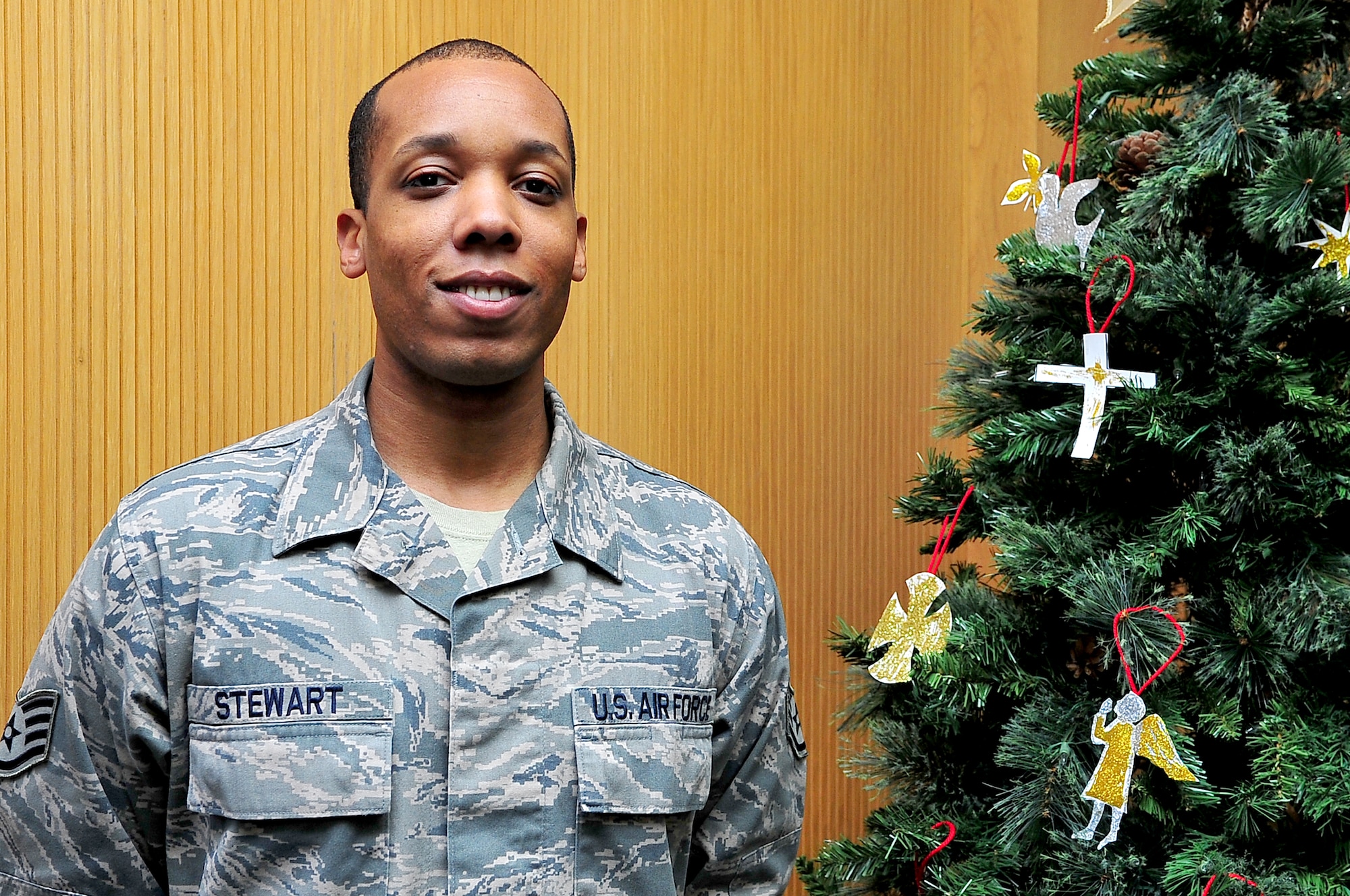 Airman Spotlight: Staff Sgt. Charles Stewart, 51 Fighter Wing Chapel. (U.S. Air Force photo/Tech. Sgt. Raymond Mills) 