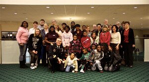 U.S. Army Lt. Gen. David D. Halverson, deputy commanding general of U.S. Army Training and Doctrine Command, meets with Gold Star Families after the annual TRADOC Band holiday concert, “Celebrate the Holidays,” at the Ferguson Center at Christopher Newport University in Newport News, Va., Dec. 14, 2012. Halverson recognized Gold Star Families before the concert for their sacrifices and loss. Gold Star Families are those families that have lost a Service member to combat-related fatalities. (U.S. Army photo by Staff Sgt. Jose Pomales/Released)
