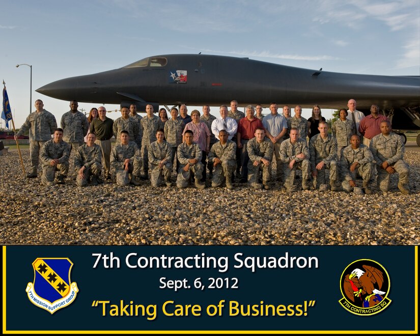 7th Contracting Squadron Named Air Force Small Business Award Winner