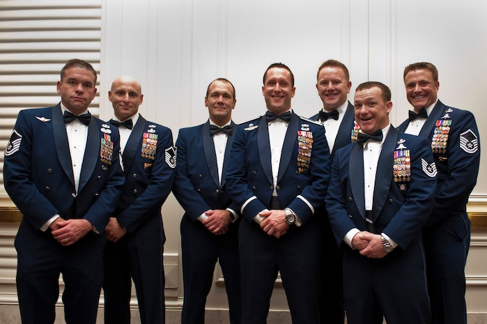 The U.S. Air Force Weapons School proudly graduated the first Joint Terminal Attack Controllers Advanced Instructor Course cadre Dec 15th.  These warriors are expert instructors for the full spectrum of terminal attack control operations and joint air-ground integration.  The Weapons School congratulates Master Sgt. Matthew Tinck (Tactical Air Control Officer), Senior Master Sgt. Thomas Schaefer (TACP), Master Sgt. Bryan Patton (Combat Control Team), Capt. Michael Smith (Air Liaison Officer), Senior Master Sgt. select Adam Vizi (TACP), Tech. Sgt. Jared Pietras (CCT), Master Sgt. David Bickel (Air Force Special Operations Command TACP). This is a historic event for enlisted Airmen and our nation's combat power.  (U.S. Air Force photo by Airman 1st Class Jason Couillard)