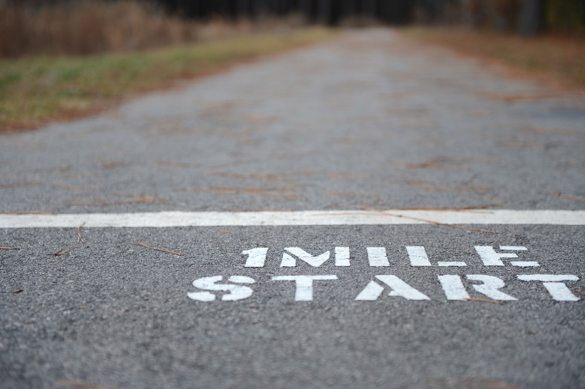 The sports complex mile and a half running trail now features multiple exercise stations, which members of Team Shaw can utilize. (U.S. photo by Airman 1st Class Daniel Blackwell/Released)