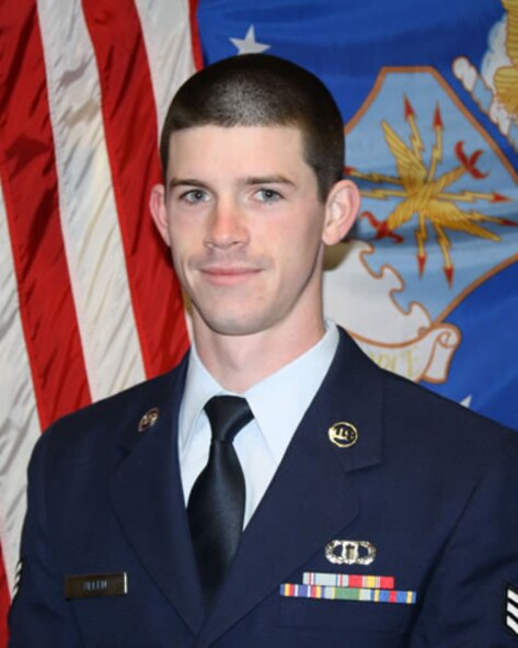 Sheppard Air Force Base Airman Leadership School photo for Senior Airman Trevis Allen, 80th Operational Support Squadron.  Allen was named Class 13-B's Academic Award winner during ALS graduation Dec. 18, 2012. (U.S. Air Force courtesy photo)