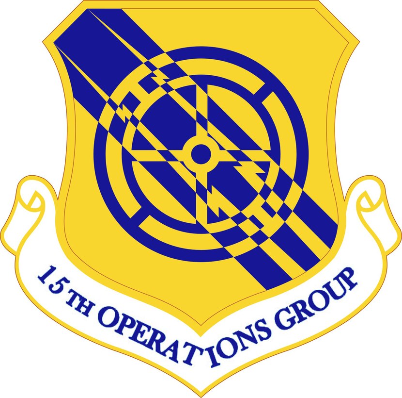 The 15th Operations Group shield